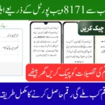 Ehsaas Tracking Portal for CNIC Verification