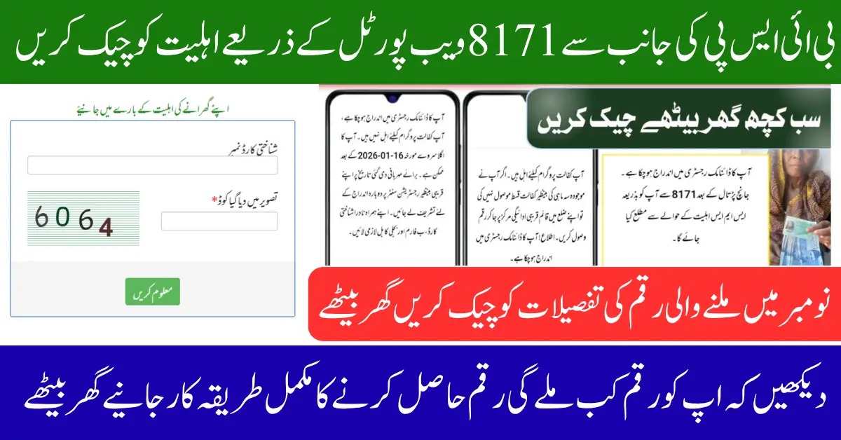 Ehsaas Tracking Portal for CNIC Verification
